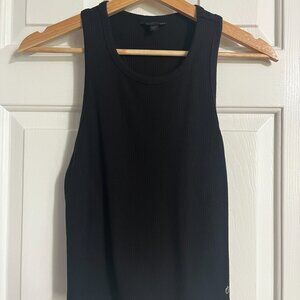 Black Stretchy Guess Tank Top